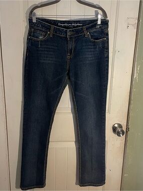 Buffalo David Bitton Dark Blue Straight Leg Jeans